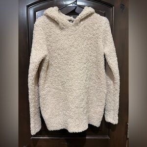 Beige Sherpa Hoodie